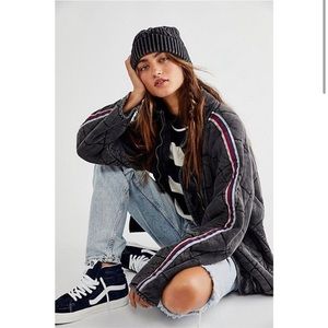 Free People Rare Sports Rib Dolman Quilted Jacket | Size S